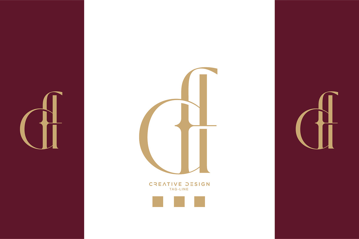 DF or FD logo icon template, a Branding & Logo Template by design_proleague