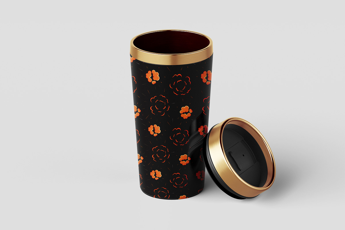 Seamless explosion, boom patterns, a Pattern Graphic by Good Studio (Photo 12 of 13)