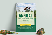 Golf Tournament Flyer, a Flyer Template by Pixelpick (Thumbnail 1 of 2)