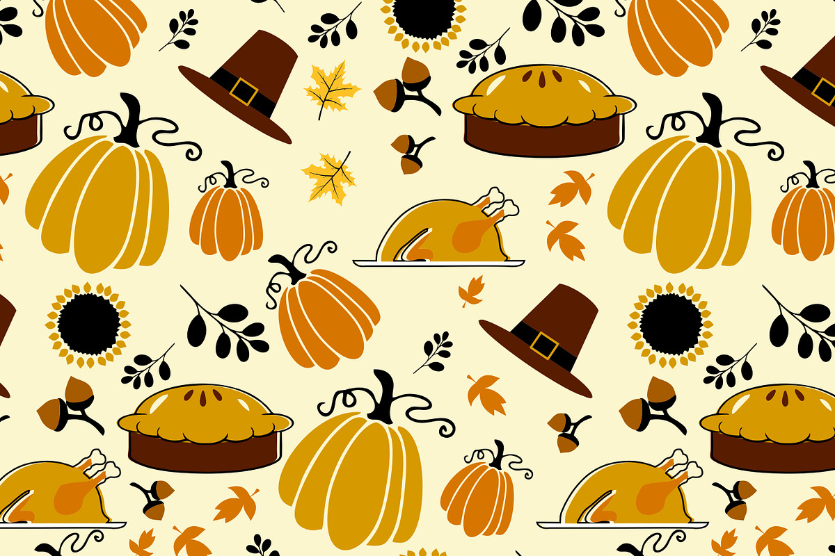 Thanksgiving Patterns, a Pattern Graphic by Part of the Art (Photo 4 of 9)
