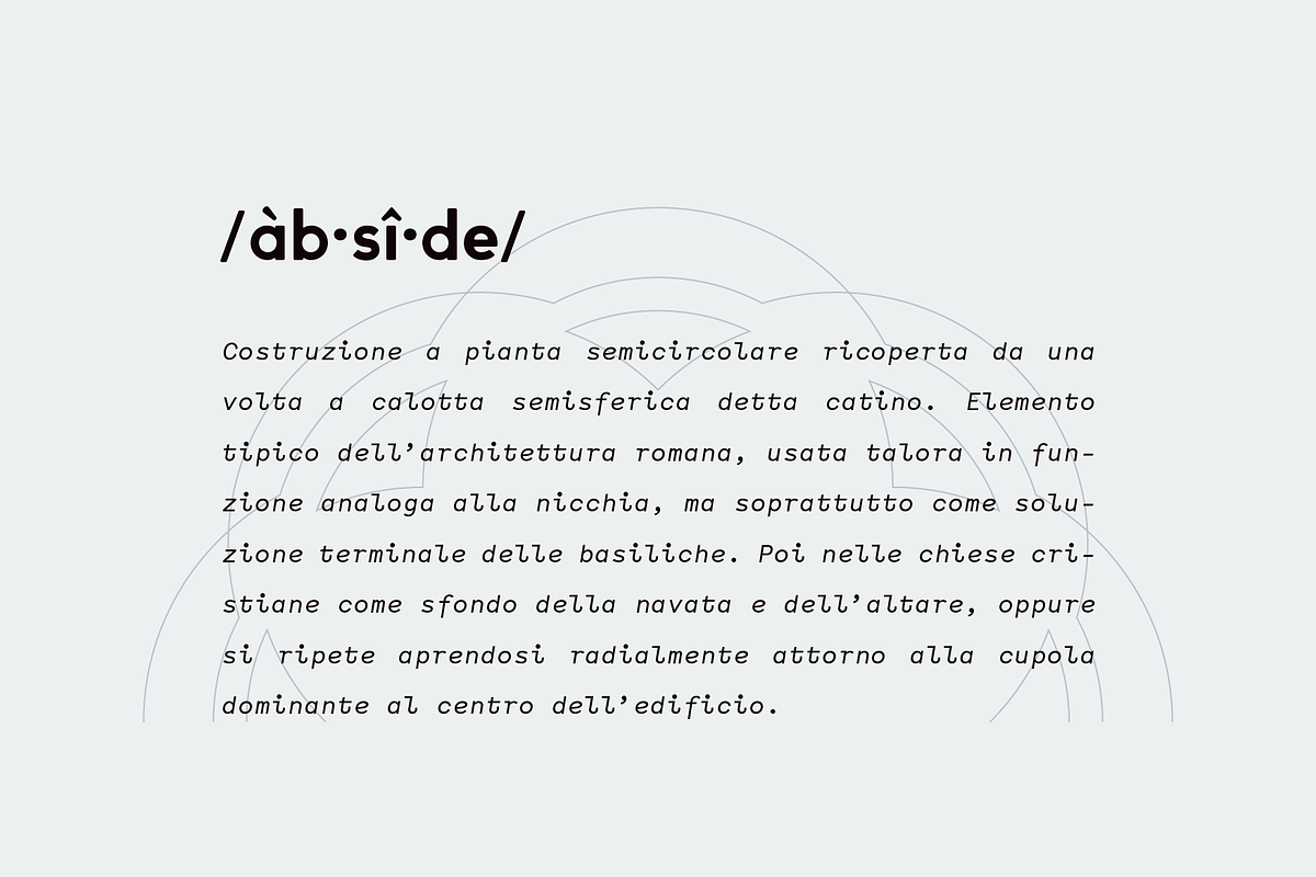 Abside Font (Modern & Geometric), a Sans Serif Font by Hederae Type Foundry (Photo 3 of 8)