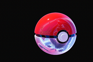 3D POKEBALL HIGH POLY