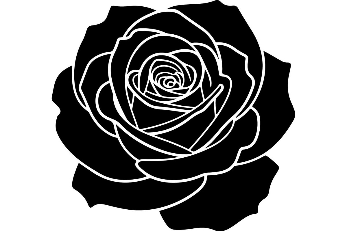 Rose Silhouette File Bundle, a Decorative Illustration by Designer_Momina (Photo 9 of 21)