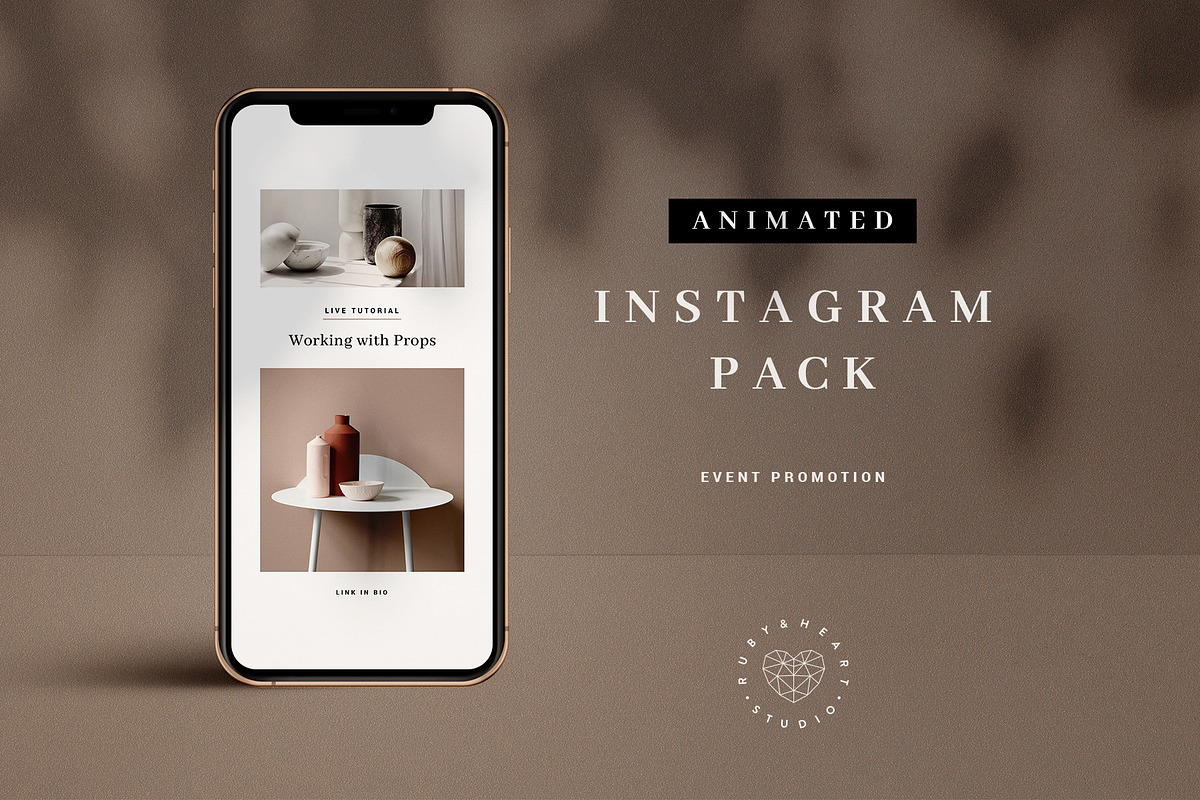 Animated Event Promo Instagram Pack, a Social Media Template by Ruby&Heart Studio (Photo 1 of 7)