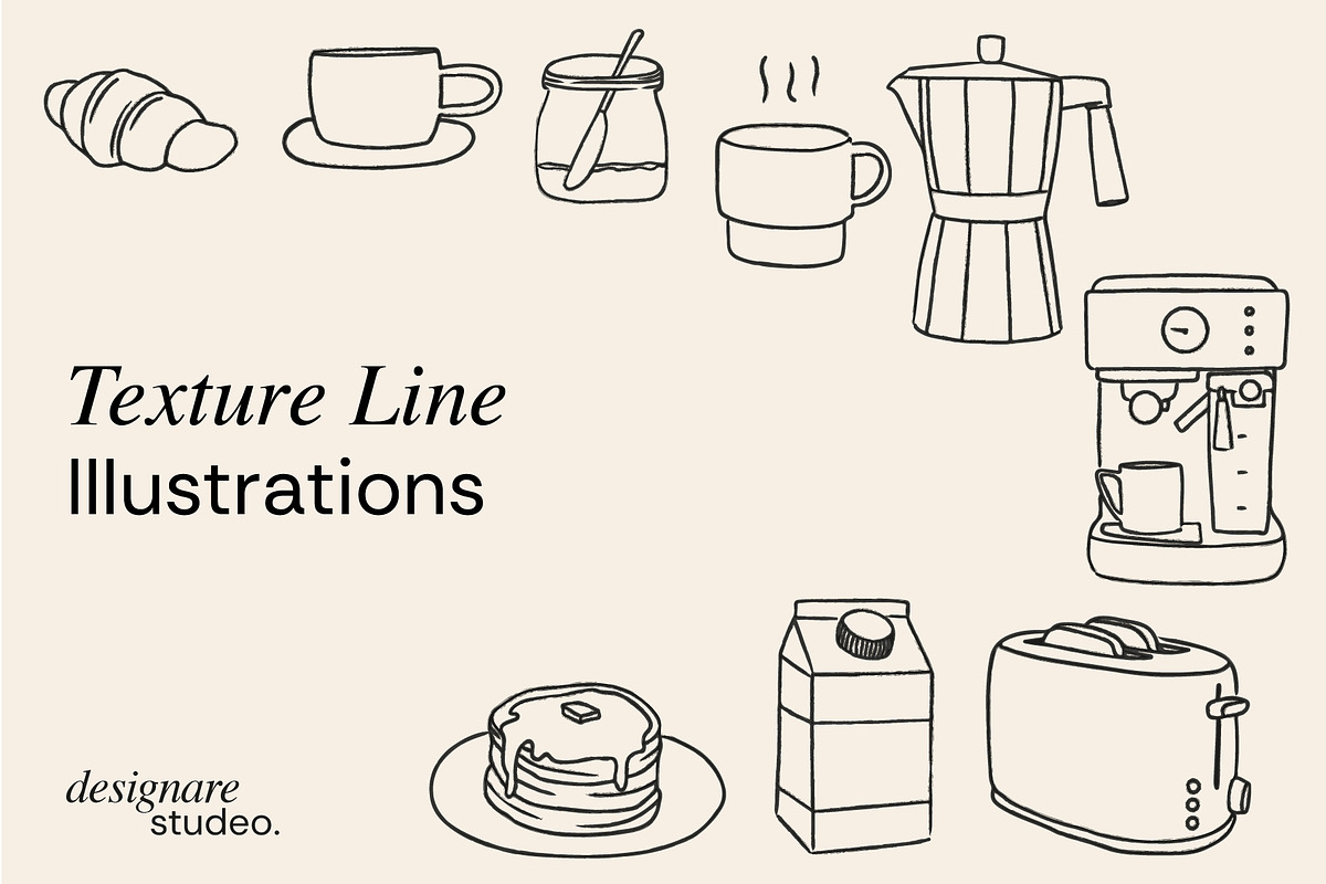 Breakfast O'clock Illustrations, a Decorative Illustration by ginni illustrations (Photo 4 of 5)