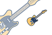 Telecaster Cartoon, an Illustration by garistipis (Thumbnail 2 of 2)