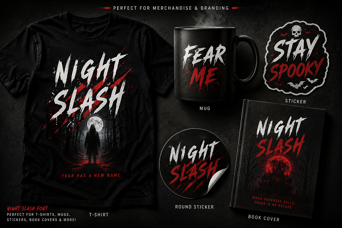 Night Slash, a Serif Font by Wow Magic (Photo 5 of 5)