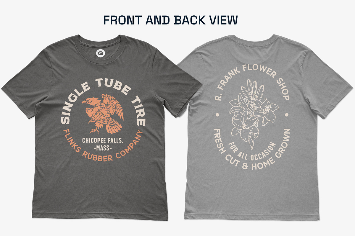 Bella 3650 Short Sleeve Tee Mockups, a Shirt Mockup by GraphicHero (Photo 3 of 9)