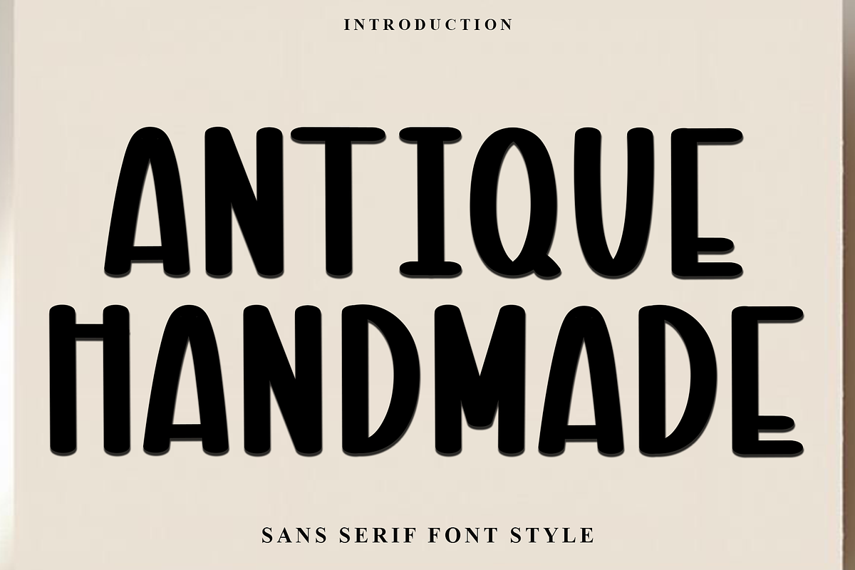 Antique Handmade, a Script Font by FreshTypeINK (Photo 1 of 8)