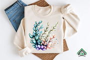 Under the Sea Watercolor Clipart PNG, an Illustration by Craft Nest (Thumbnail 8 of 12)
