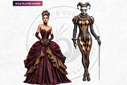 Obsidian Opera Characters Cliparts, a Person Illustration by ThatsDesignArt (Thumbnail 7 of 13)