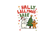 Gingerbread & Snowman Holiday Crew, an Object Graphic by Designs_River (Thumbnail 2 of 12)