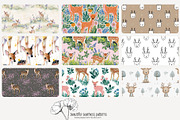70 (kids) deer seamless pattern, a Pattern Graphic by Poppy Lane Studio (Thumbnail 5 of 10)