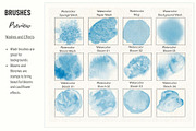 Procreate Watercolor Brush Pack, a Brush Add-On by Markdisha Designs (Thumbnail 7 of 11)