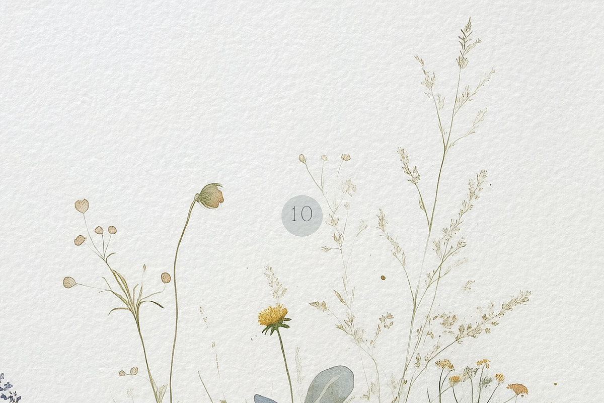 Wildflowers & Greenery Backgrounds, a Background Graphic by Anna Sokol (Photo 11 of 12)