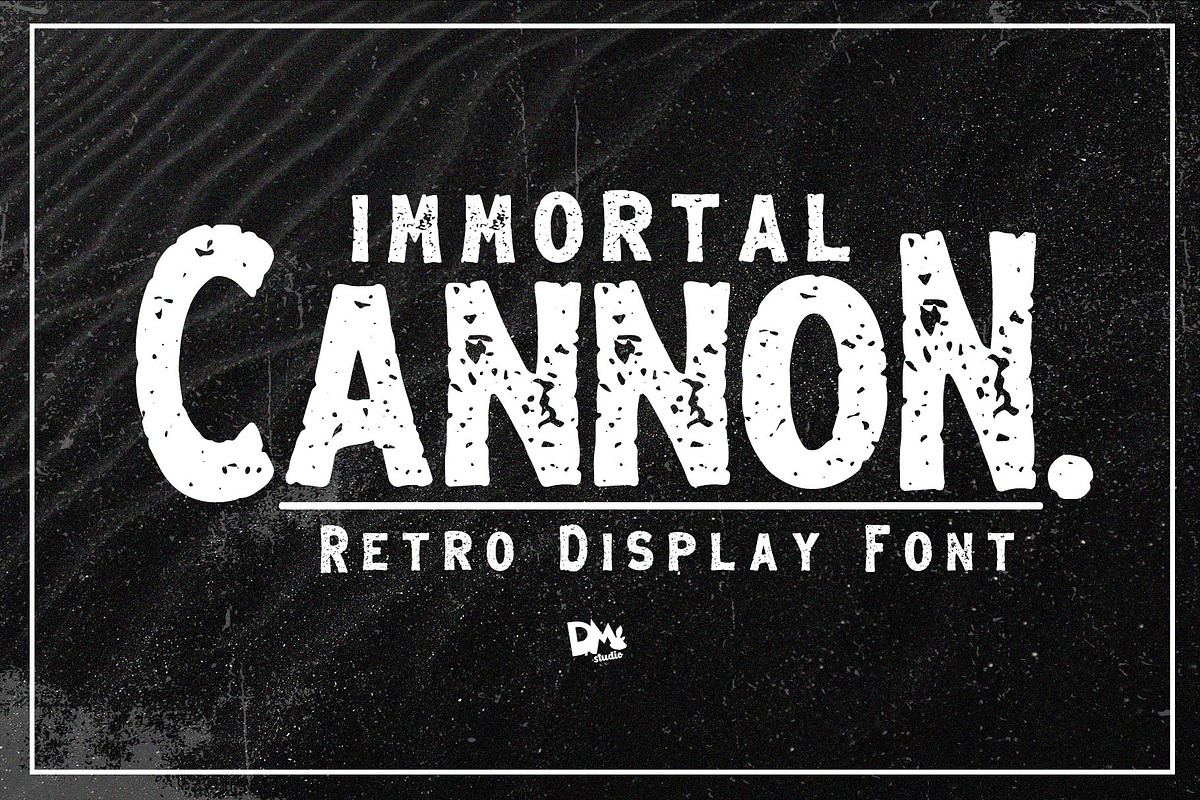 Immortal Cannon - Retro Display Font
