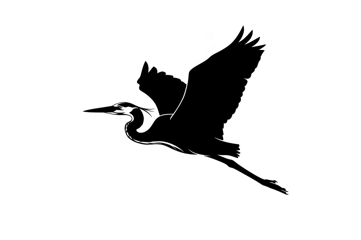 50 Heron Crane Silhouette Bundle, an Illustration by Amazin_art (Photo 24 of 39)