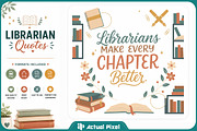 Librarian Quotes Bundle, an Object Graphic by Actual Pixel (Thumbnail 12 of 20)