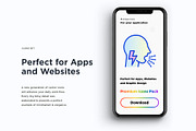 Asthma | 16 Thin Line Icons Set, an Outline Icon by Alex Blogoodf (Thumbnail 7 of 12)