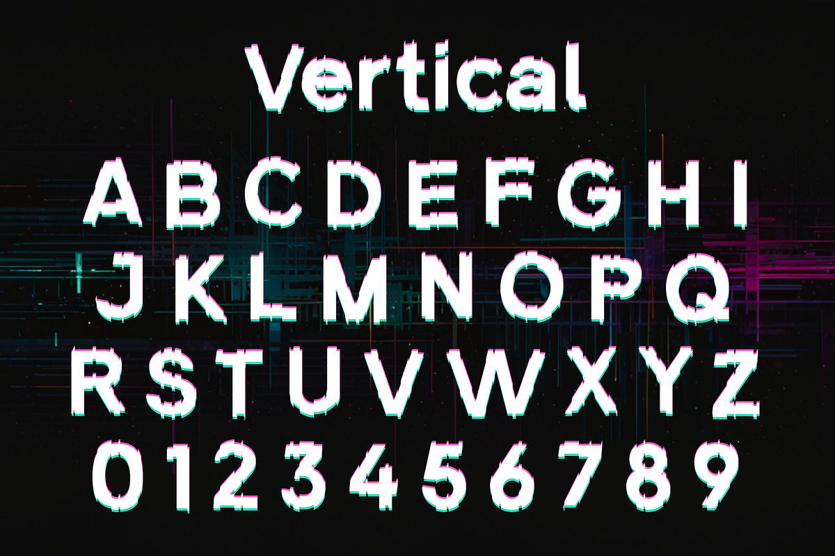Glitchren Font, a Sans Serif Font by IWMType (Photo 5 of 6)