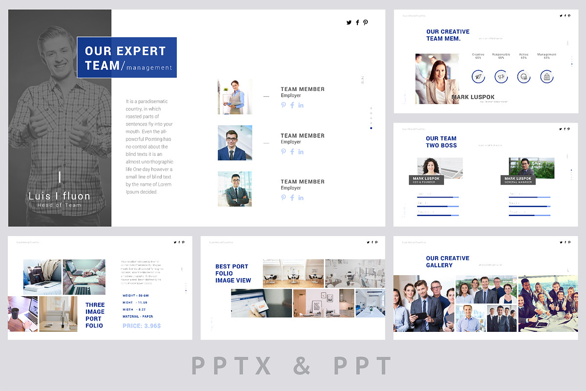 Bluish Keynote Template, a Presentation Template by ZAAS (Photo 7 of 13)