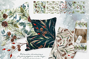 Watercolor collection Green Winter, a Decorative Illustration by RushkinaAntonina (Thumbnail 3 of 8)