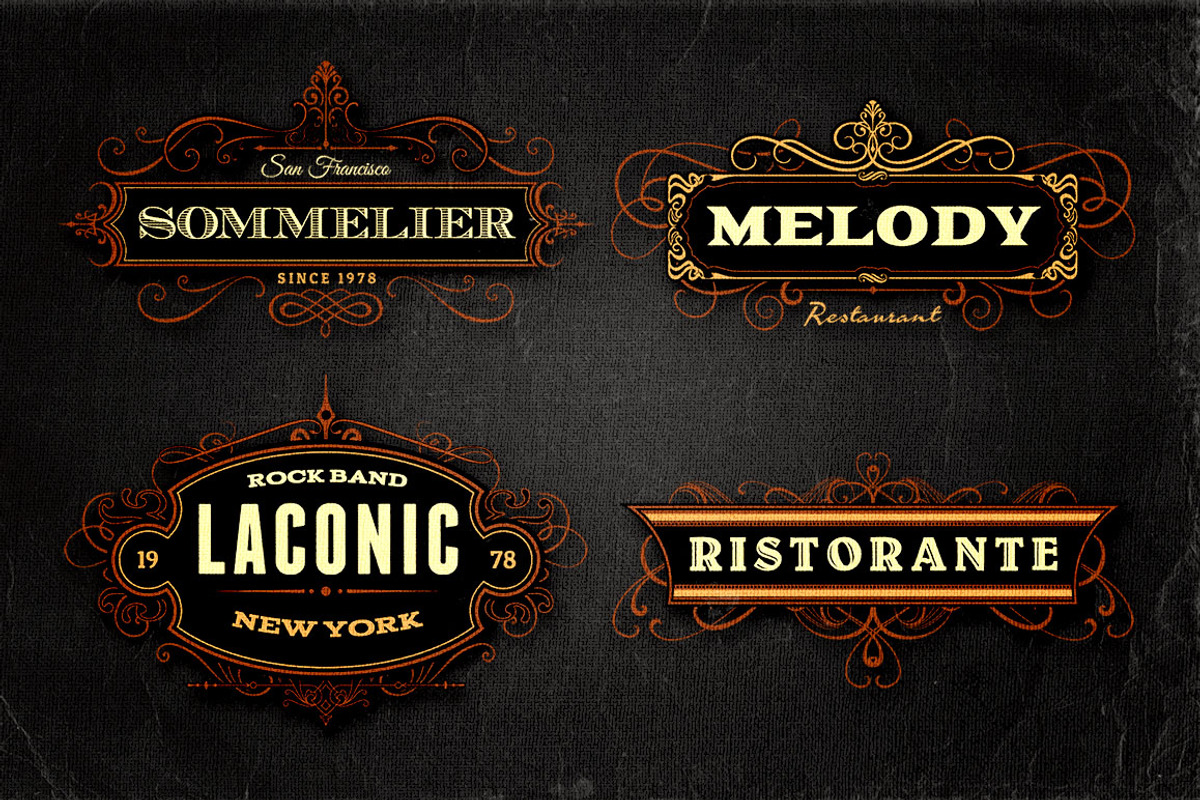 10 Retro/Vintage Banners, a Branding & Logo Template by Cruzine (Photo 2 of 4)