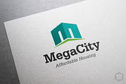 Mega City Real Estate Logo Template, a Branding & Logo Template by WebCraft (Thumbnail 2 of 4)