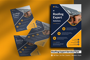 Roofing Expert Solution Flyer