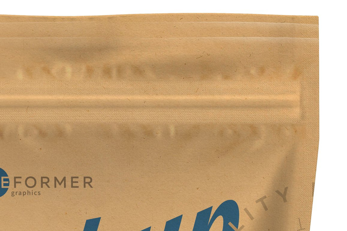 Kraft Paper Bag with Window Mock-up, a Packaging Mockup by Reformer Mockup (Photo 3 of 7)