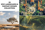26 Epic Landscapes & Fantasy Scenes, a Photo by Hamza067 (Thumbnail 1 of 7)