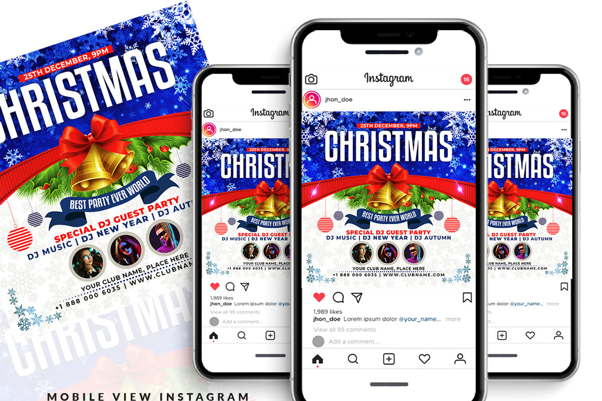 Christmas Flyer, a Flyer Template by AfzaalGraphics (Photo 2 of 2)