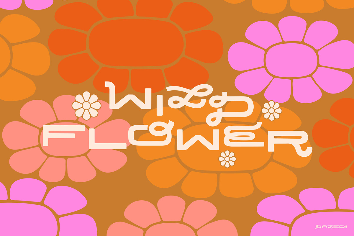 Dazed! A Quirky Retro Font & Extras, a Sans Serif Font by Jaclyn Caris (Photo 14 of 16)