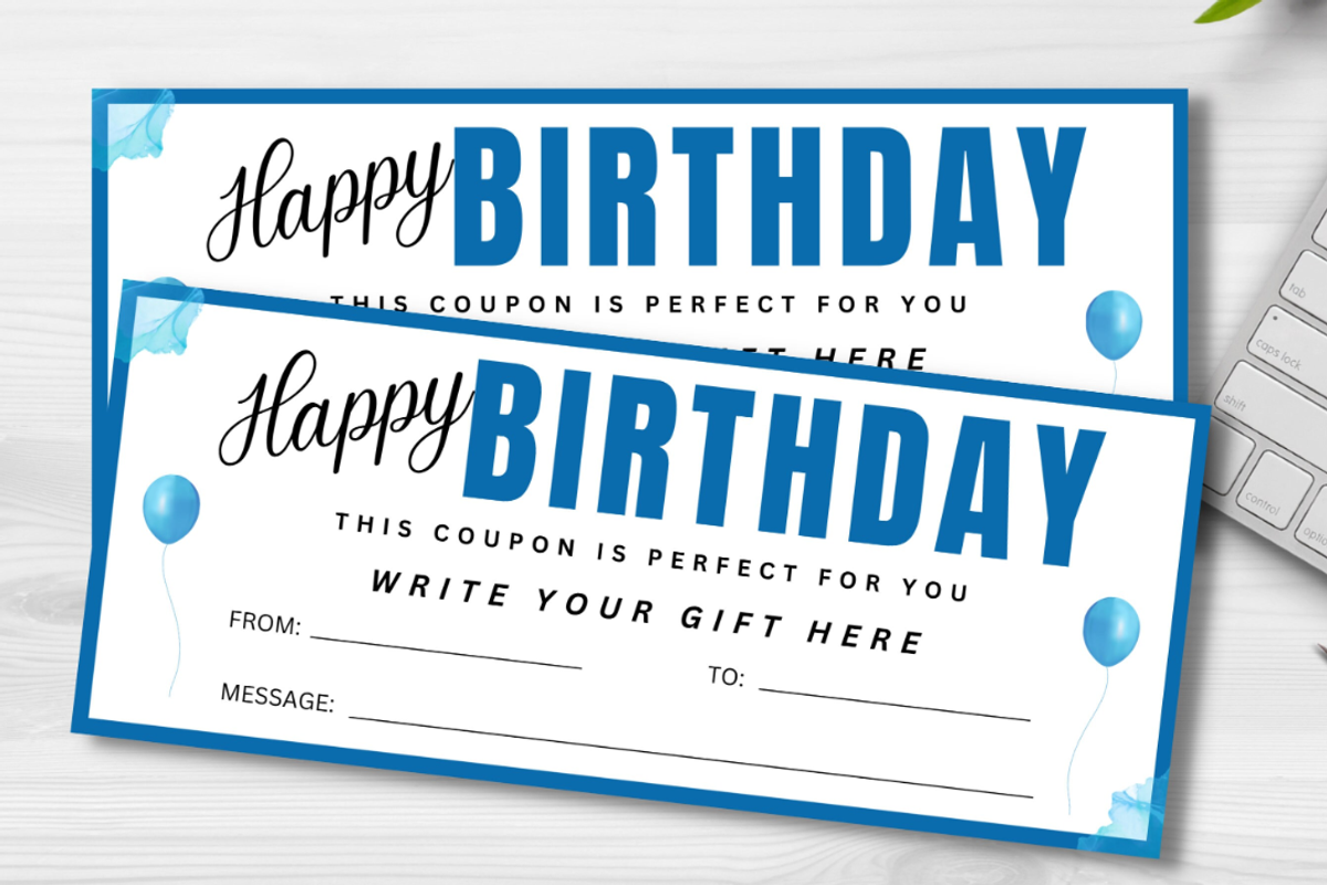 Happy Birthday Gift Certificate, a Card Template by YasdeyDesigns (Photo 9 of 9)