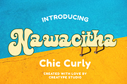 Nawacitha Display Curly, a Font by Creatype Studio (Thumbnail 1 of 10)