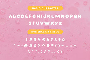 Bubble Bump Fancy Font