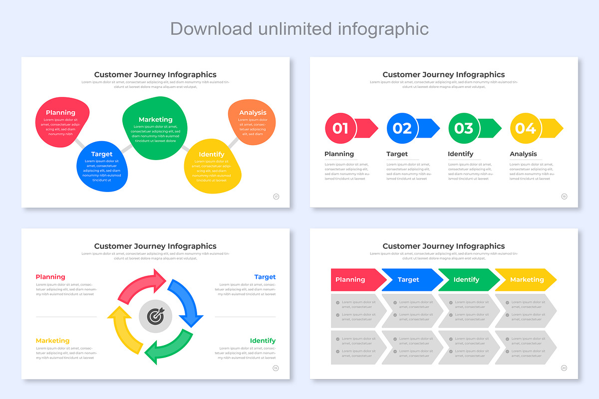Customer Journey Infographic, a Presentation Template by Mighty-Slide (Photo 4 of 7)