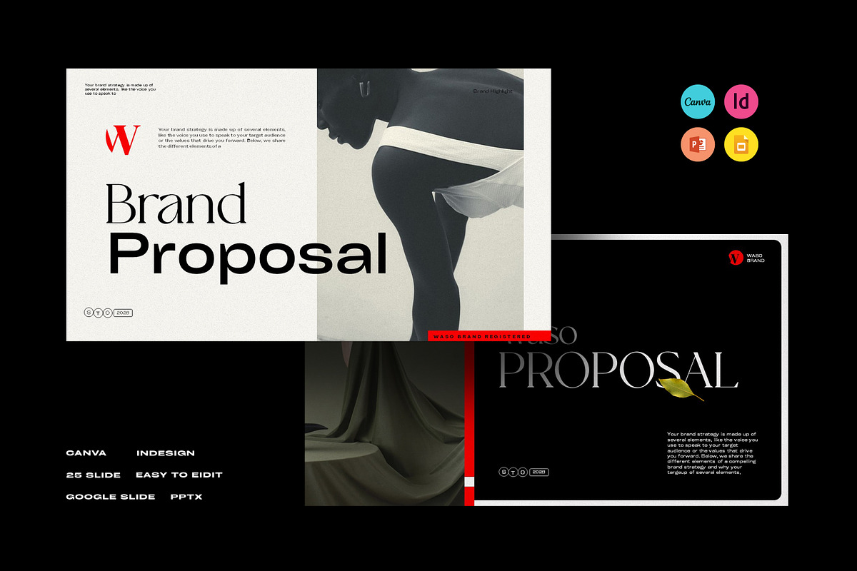 WASO | Brand Proposal, a Presentation Template by Studio Industry (Photo 9 of 10)
