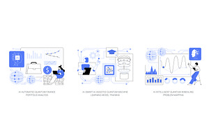 AI Applications in Quantum Computing, a Technology Illustration by Visual Generation