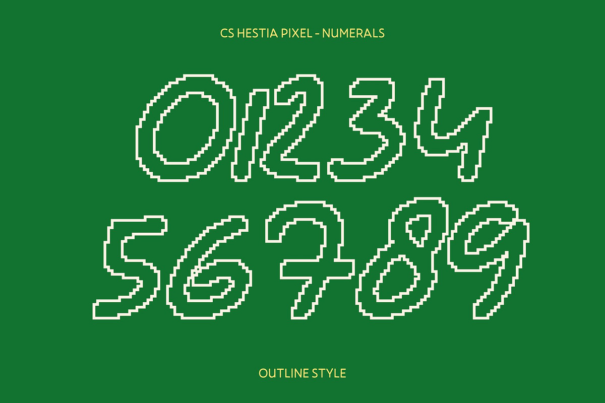 CS Hestia Pixel, a Handwritten Font by Craft Supply Co. (Photo 5 of 8)