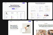 Expevo - SaaS Figma Template, an UI Kit Template by FinestDevs (Thumbnail 6 of 8)