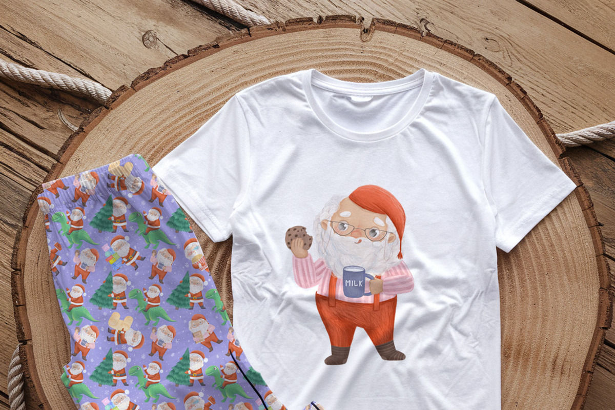 Cute Santa PNG Set, an Illustration by LikaYu (Photo 4 of 5)
