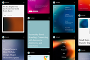 Editorial Gradient Templates | Canva, a Social Media Template by Studio Provo (Thumbnail 1 of 5)