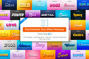 Editable 3d Text effect PSD  Bundle, a Layer Style Add-On by Brix Lab (Thumbnail 1 of 32)