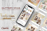 Glittery Xmas, a Social Media Template by LuOtero (Thumbnail 1 of 5)