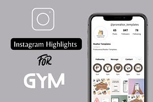 Instagram Highlight Cover For Gym