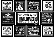 Farmhouse Halloween Sign SVG Bundle, an Object Graphic by Design's Dark (Thumbnail 4 of 9)