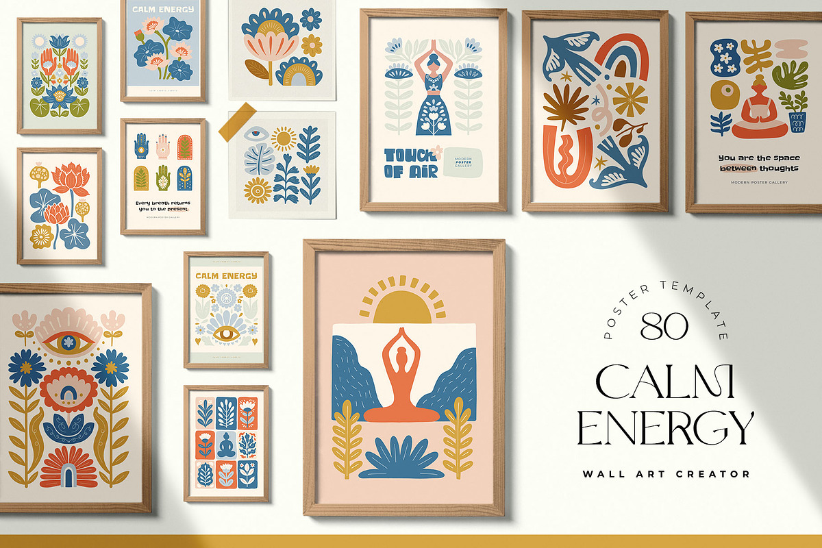 Calm Energy | Wall Art Creator, an Object Graphic by Leleka.Store (Photo 1 of 18)