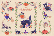 Happy Halloween Clipart, an Illustration by Twigs and Twine (Thumbnail 3 of 8)