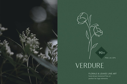 Botanical Line Art Logo